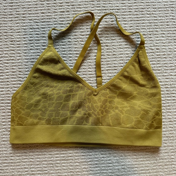 Good American Other - Good American Gold SHINE CROSSBACK BRALETTE